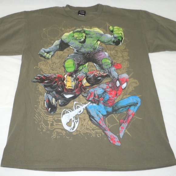 marvel superhero t shirts